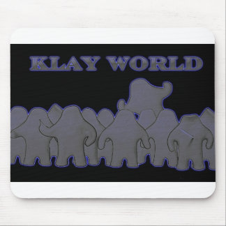Klay World Black Glow MousPad Mouse Pad