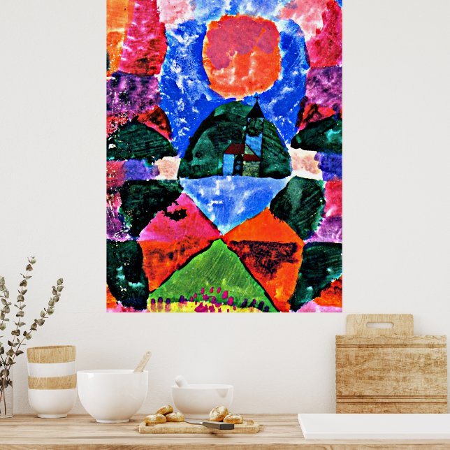 Klee - A Pressure of Tegernsee Poster (Kitchen)