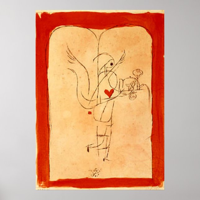 Klee - A Spirit Serves a Small Breakfast Poster (Front)