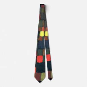 Klee - Abstract Colour Harmony with Squares Tie