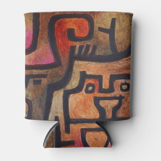 Klee Abstract Forest Expressionist Modern Art Can Cooler (Front)