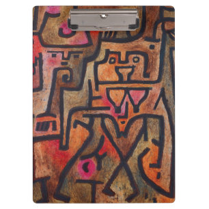 Klee Abstract Forest Expressionist Modern Art Clipboard