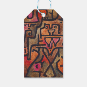Klee Abstract Forest Expressionist Modern Art Gift Tags