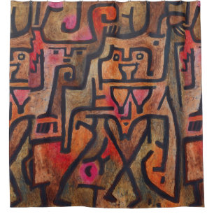 Klee Abstract Red Abstract Expressionist Nature 
