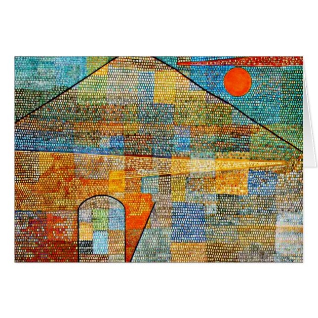 Klee - Ad Parnassus, Paul Klee oeuvres d'art célèb (Devant horizontal)