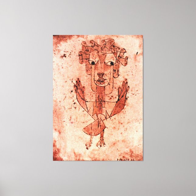 Klee - Angelus Novus (New Angel) Canvas Print (Front)