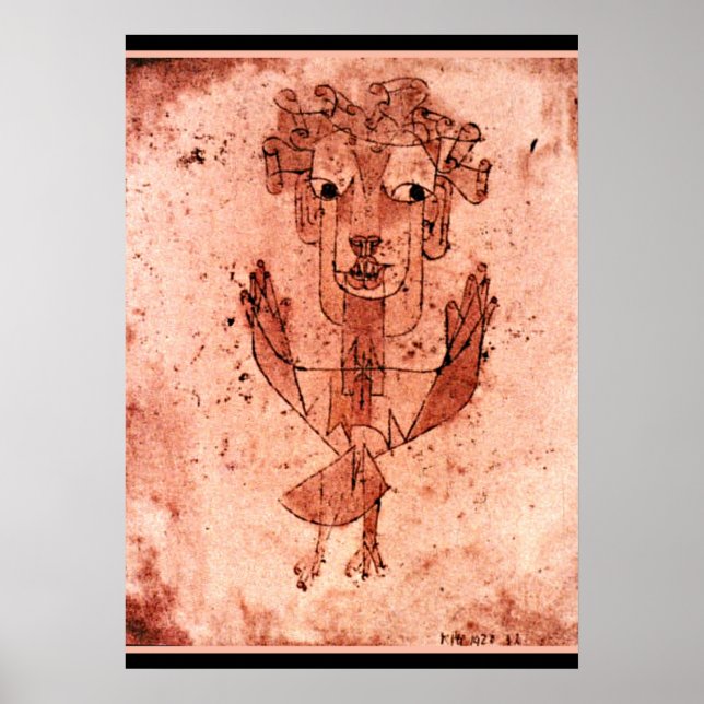 Klee - Angelus Novus (New Angel) Poster (Front)