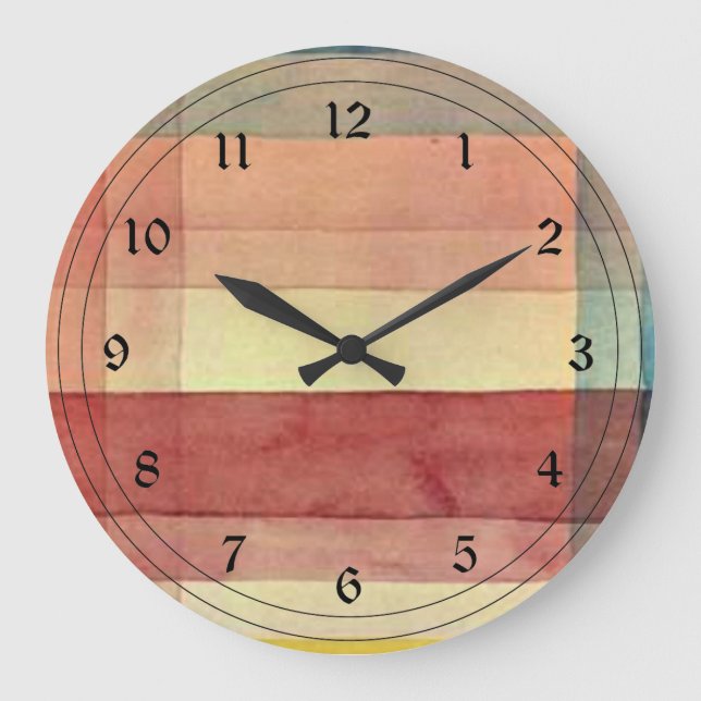 Klee - Architecture of the Plain Large Clock (Front)