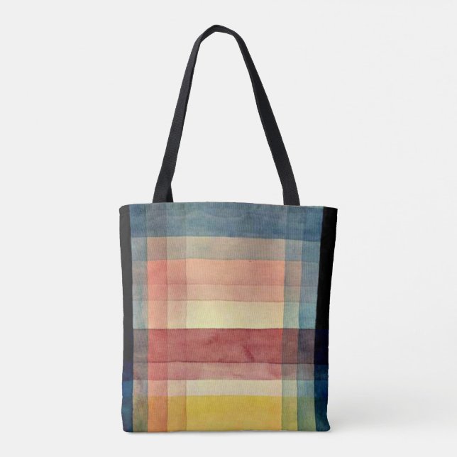 Klee - Architecture of the Plain large Tote Bag (Back)