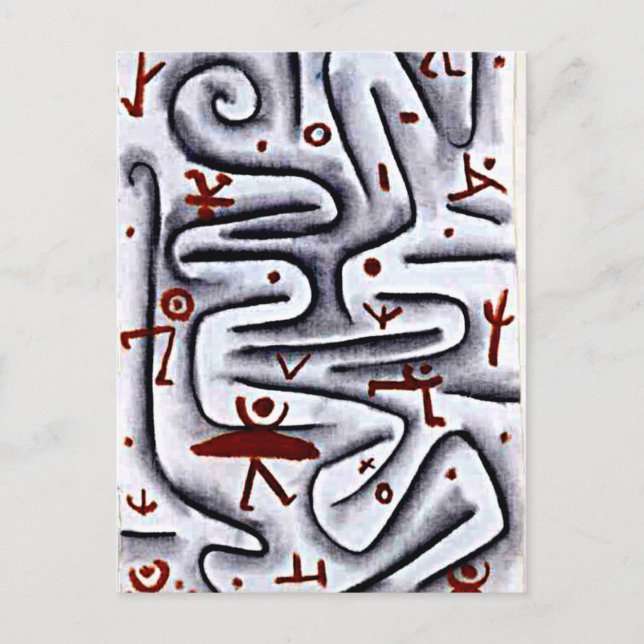 Klee - Area of High Spirits Postcard (Front)