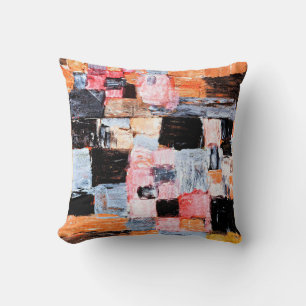 Klee - Ascent of a Town Throw Pillow