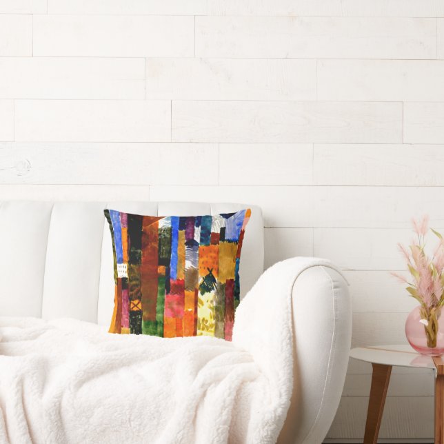 Klee - Before the Town Throw Pillow (Couch)