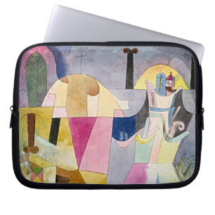 Klee Black Columns Bauhaus Laptop Sleeve
