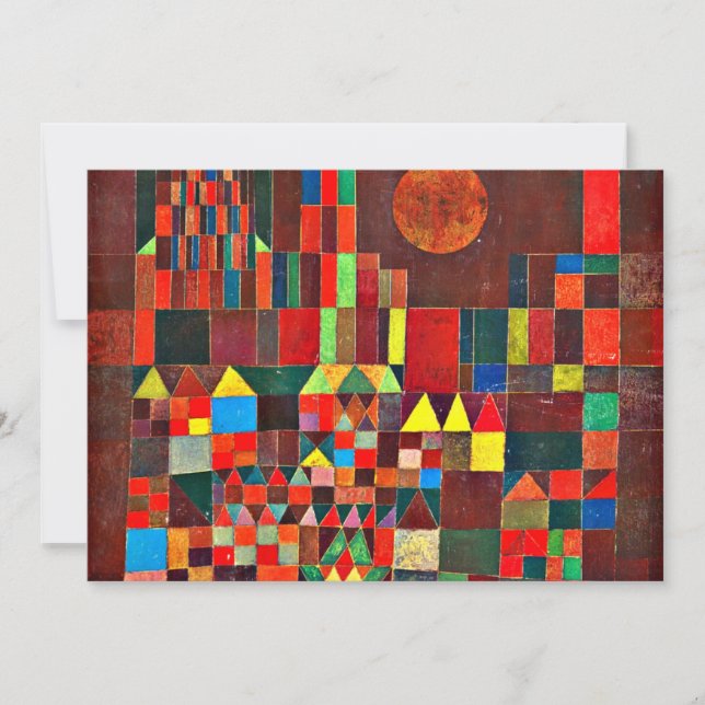 Klee - Castle and Sun Card (Front)