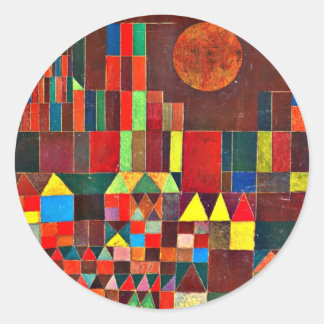 Klee - Castle and Sun Classic Round Sticker