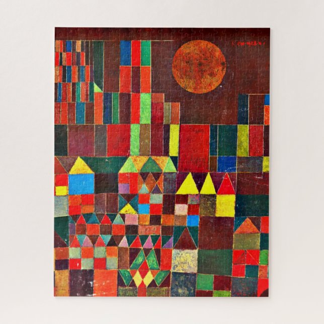 Klee - Castle and Sun Jigsaw Puzzle (Vertical)