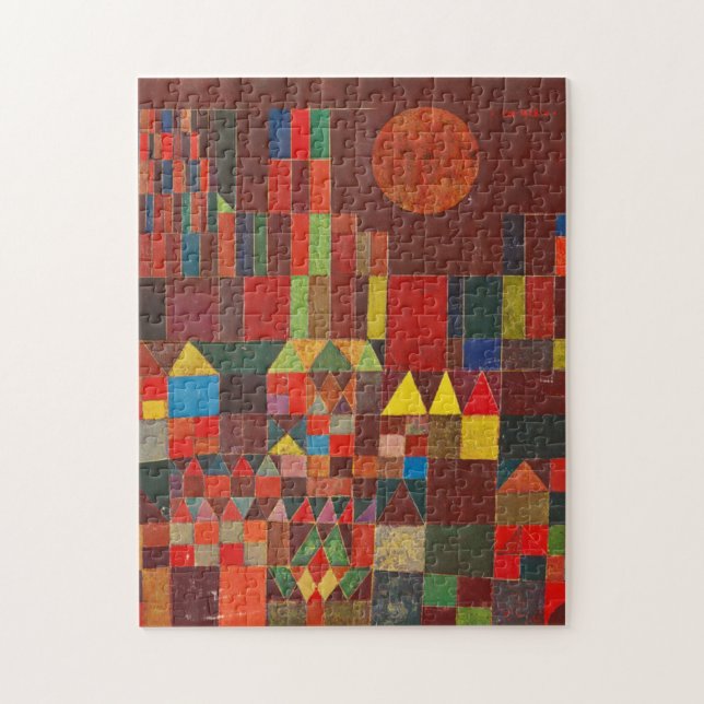 Klee - Castle and Sun Jigsaw Puzzle (Vertical)