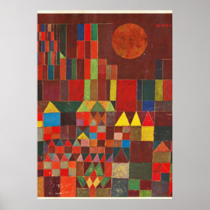 Klee - Castle and Sun Poster