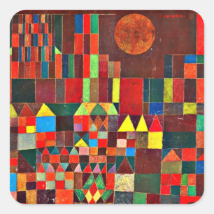 Klee - Castle and Sun Square Sticker