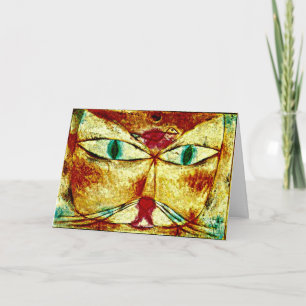 Klee - Cat and Bird Card