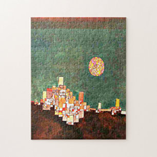 Klee - Chosen Site, abstract artwork  Jigsaw Puzzle
