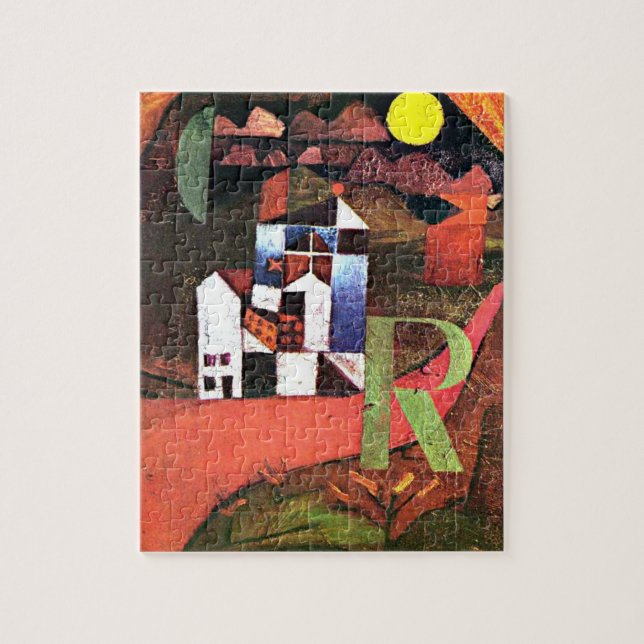 Klee - City of R Jigsaw Puzzle (Vertical)