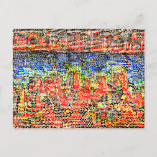 Klee - Cliffs by the Sea Postcard