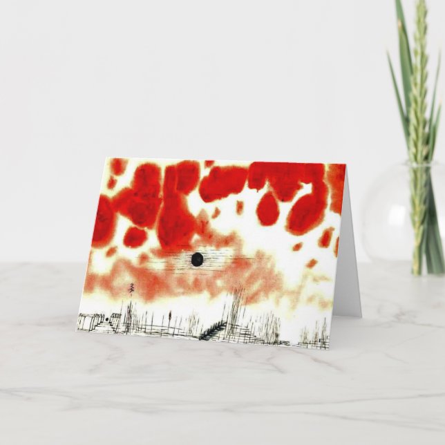 Klee - Clouds over Bor, Card (Front)