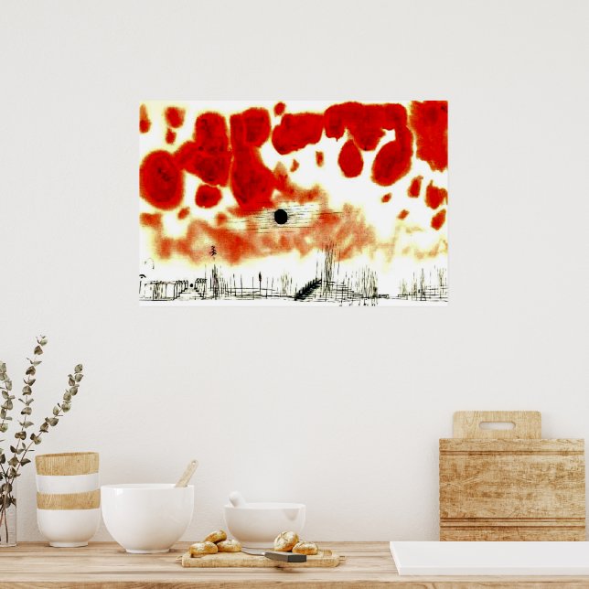 Klee - Clouds over Bor Poster (Kitchen)