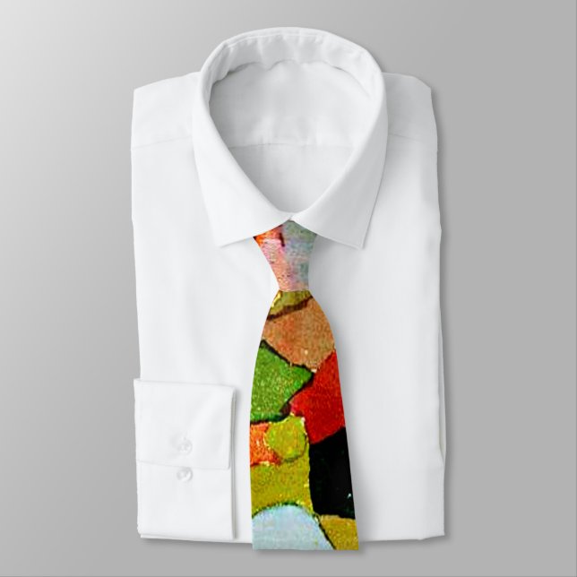 Klee - Colour-Shapes, famous painting, Tie (Tied)