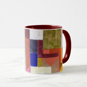 Klee - Colourful Architecture, famous artwork, Mug