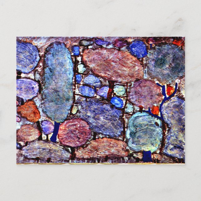 Klee - Colourful Forest Postcard (Front)