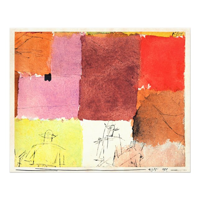 Klee - Composition with Figures, Photo Print (Front)