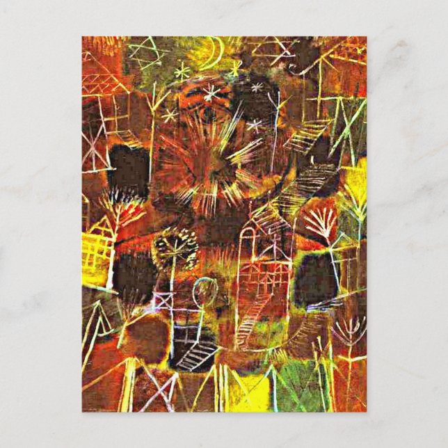 Klee - Cosmic Composition, Postcard (Front)