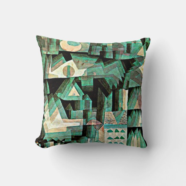 Klee - Dream City Throw Pillow (Front)