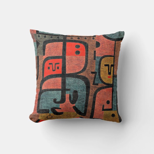 Klee - Exotics Throw Pillow (Front)