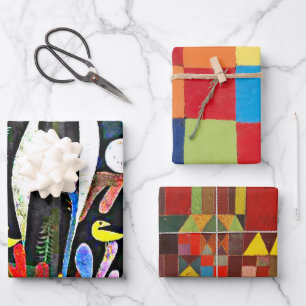 Klee - Famous paintings Wrapping Paper Sheet