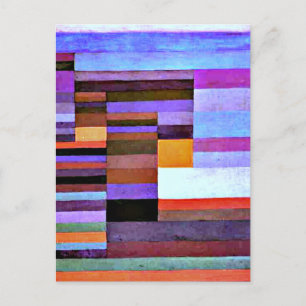 Klee - Fire Evening Postcard