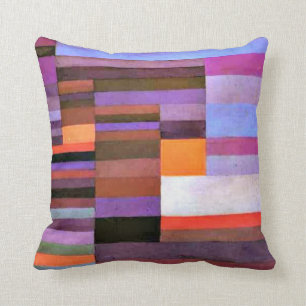 Klee - Fire Evening Throw Pillow