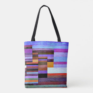 Klee - Fire in the Evening Tote Bag