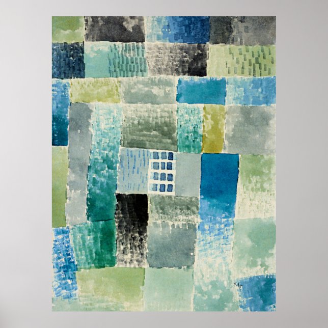 Klee - First House in a Settlement Poster (Front)