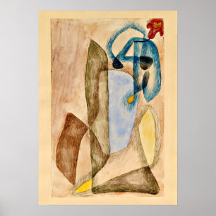 Klee - Flower in March, abstract art Poster