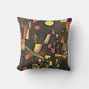 Klee - Full Moon Throw Pillow