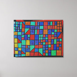 Klee - Glass Facade Canvas Print