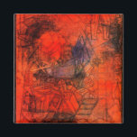 Klee - Groynes, colourful artwork, Magnet<br><div class="desc">Paul Klee art,  Groynes,  famous painting</div>