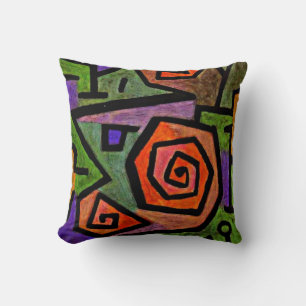 Klee - Heroic Roses Throw Pillow