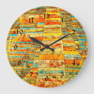 Klee - Highways and Byways Large Clock