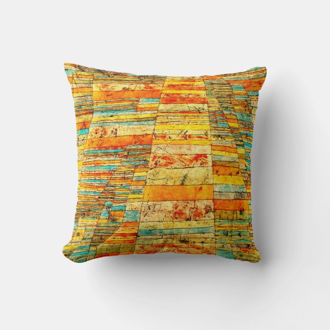 Klee - Highways and Byways Throw Pillow (Front)