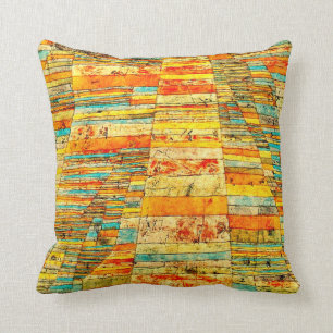 Klee - Highways and Byways Throw Pillow