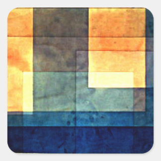 Klee - House on the Water Square Sticker